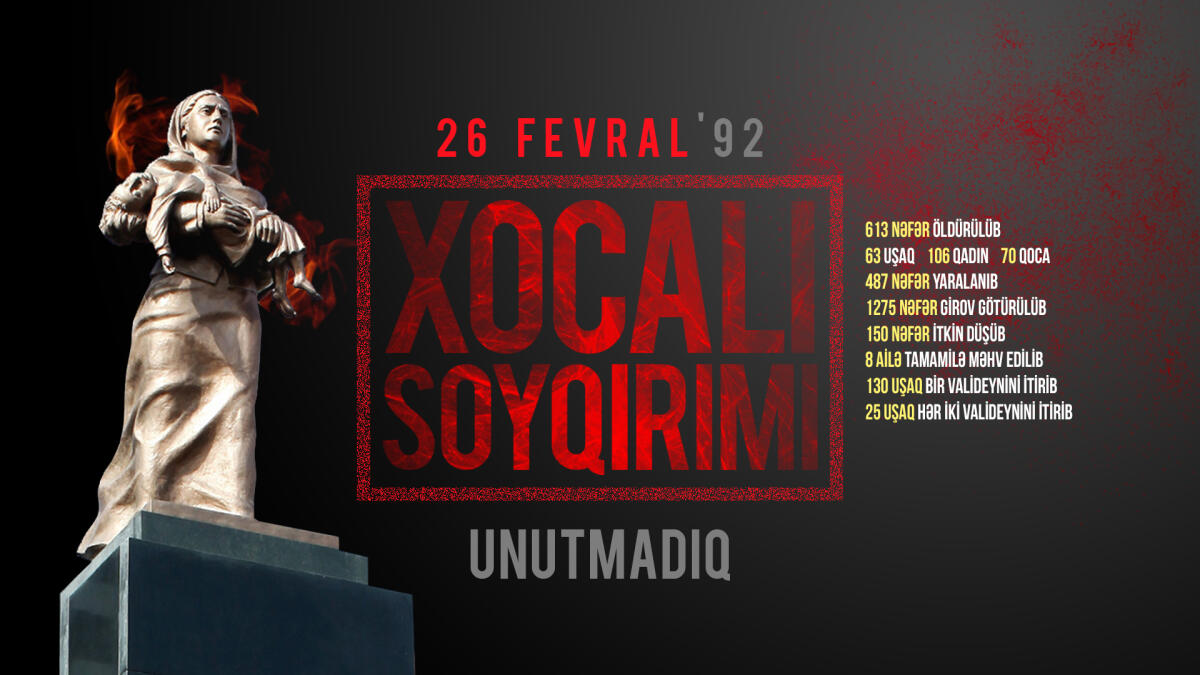 Xocalı soyqırımı - insanlığa qarşı cinayət