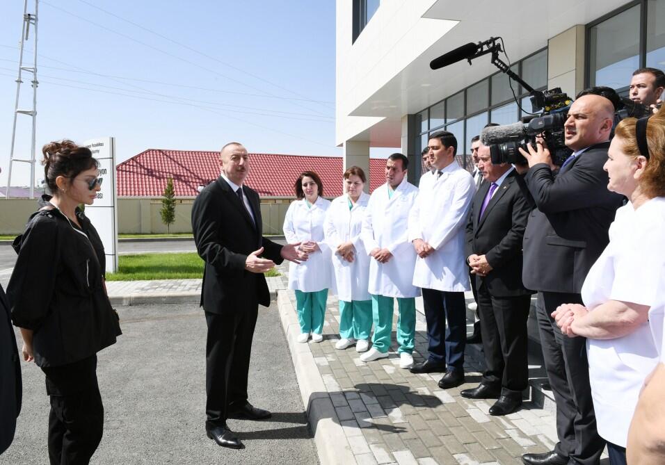 Prezident İlham Əliyevin Qobustan rayonuna səfəri