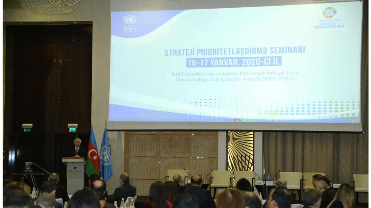 BMT və Azərbaycan Respublikası arasında yeni əməkdaşlıq çərçivəsinin müzakirəsinə dair tədbir keçirilir
