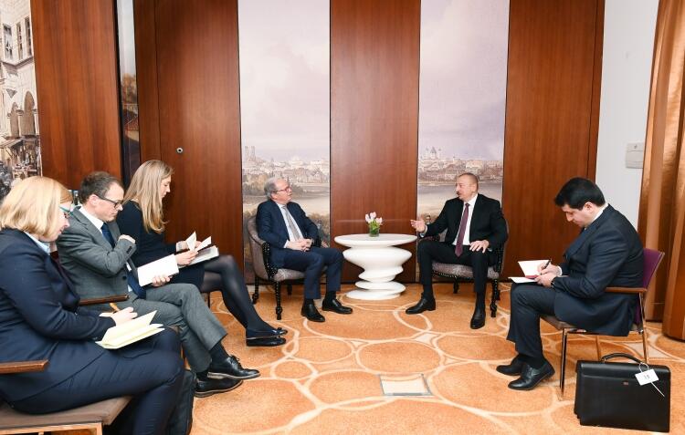 Prezident İlham Əliyevin Münxendə Dünya Bankının icraçı direktoru ilə görüşü olub