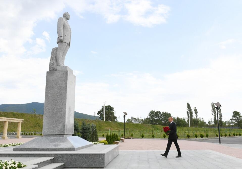 Prezident İlham Əliyevin Şəkiyə səfəri