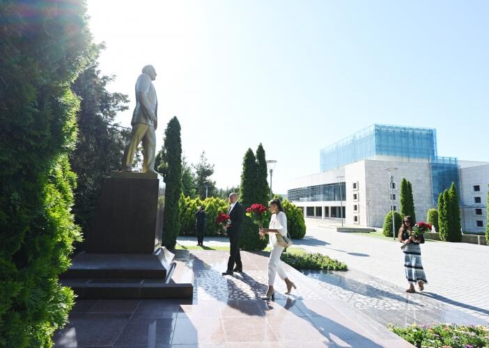 Prezident İlham Əliyev Qəbələ rayonuna səfər edib