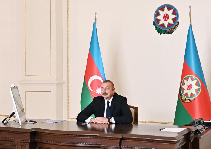 Azərbaycan Prezidenti İlham Əliyevin iştirakı ilə Nizami Gəncəvi Beynəlxalq Mərkəzinin “Cənubi Qafqaz: Regional inkişaf və əməkdaşlıq perspektivləri” adlı videoformatda müzakirələri keçirilib