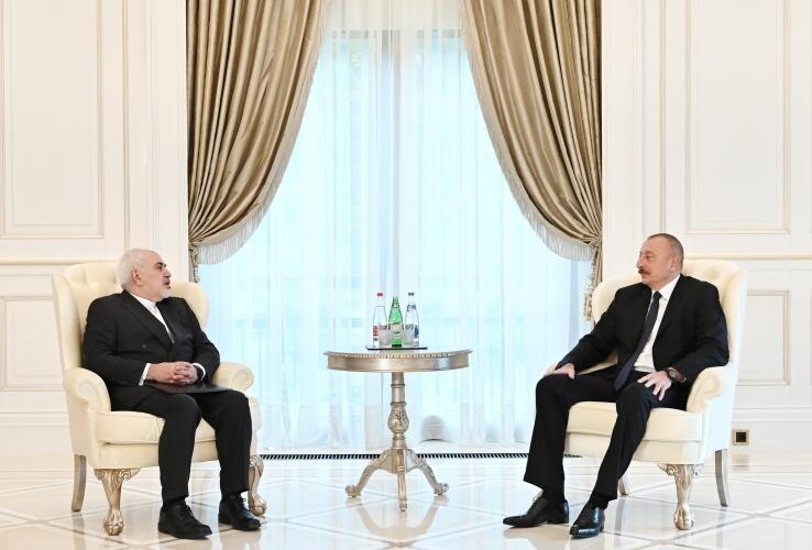 Prezident İlham Əliyev İranın xarici işlər nazirini qəbul edib