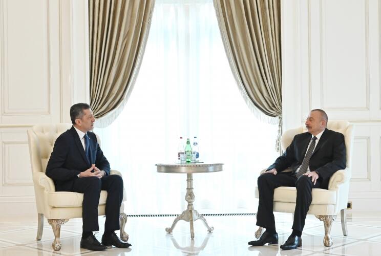 Prezident İlham Əliyev Türkiyənin milli təhsil nazirini qəbul edib