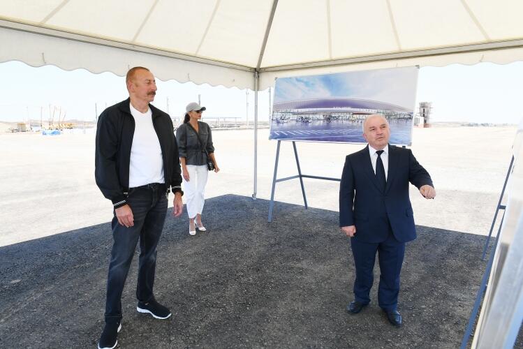 Prezident İlham Əliyev və birinci xanım Mehriban Əliyeva Füzuli rayonuna səfər ediblər