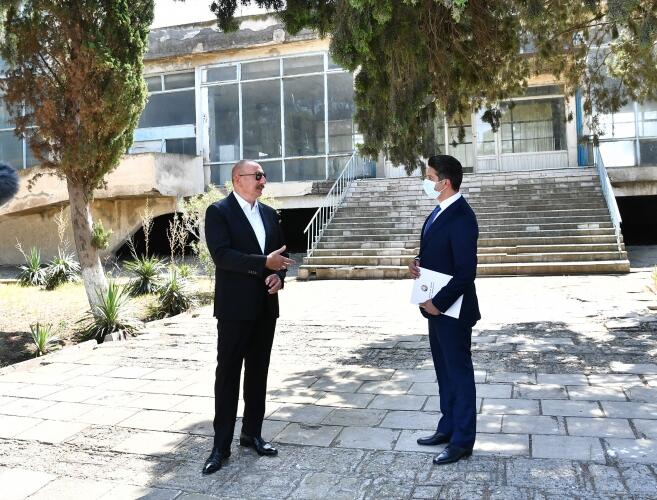 Naftalan şəhər hava limanı ilə tanışlıq