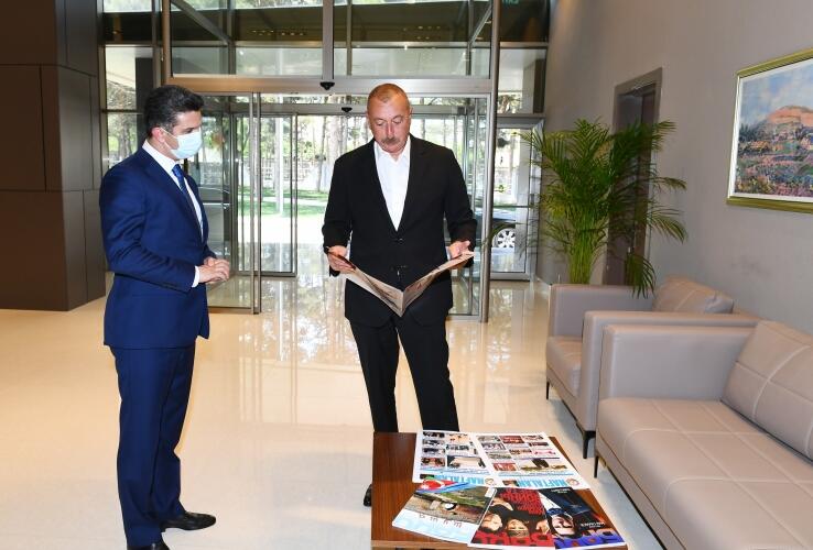 Prezident İlham Əliyev Naftalan Mərkəzi Sanatoriyasının açılışında iştirak edib