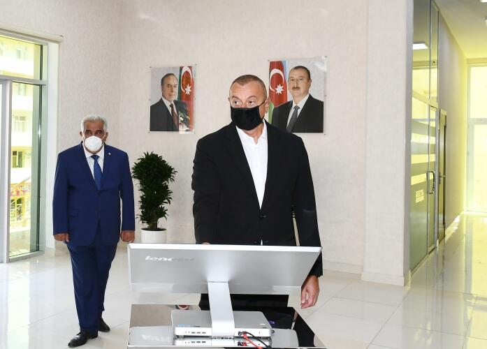 Daşkəsən şəhərinin yenidən qurulan su təchizatı və kanalizasiya sistemləri istismara verilib