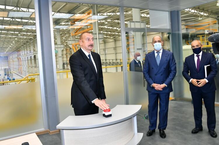 Azərbaycan Prezidenti İlham Əliyev Sumqayıta səfər edib