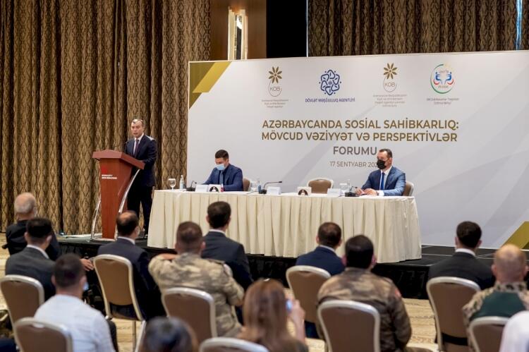 Azərbaycanda Sosial Sahibkarlıq Forumu keçirilib