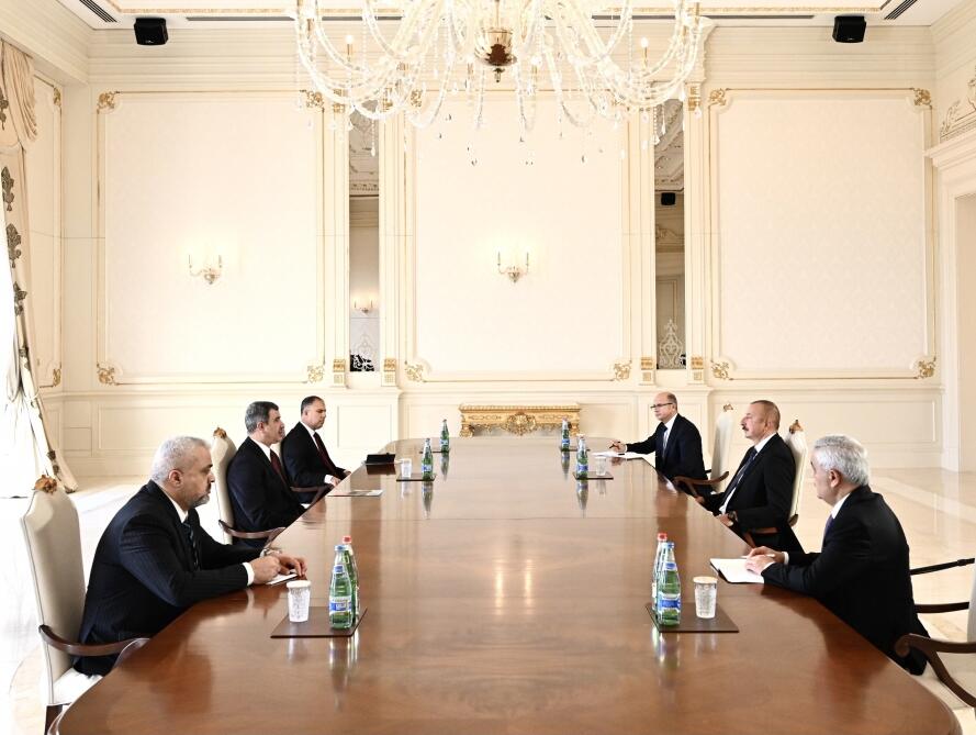 Prezident İlham Əliyev İraqın neft nazirini qəbul edib