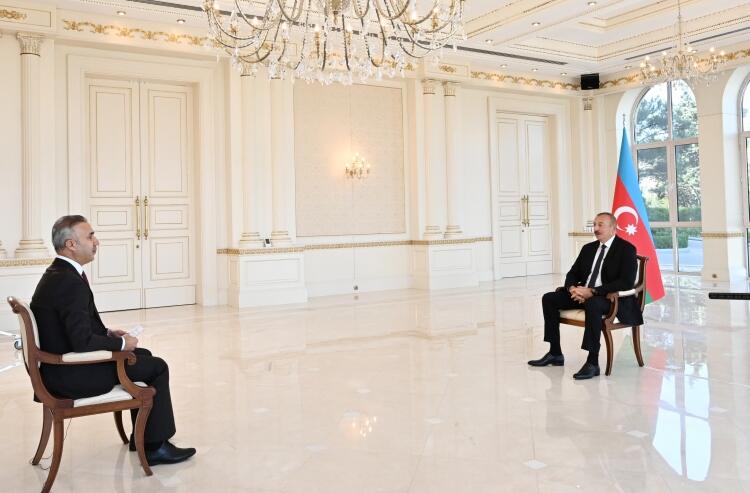 Prezident İlham Əliyevin Türkiyənin Anadolu Agentliyinə müsahibəsi