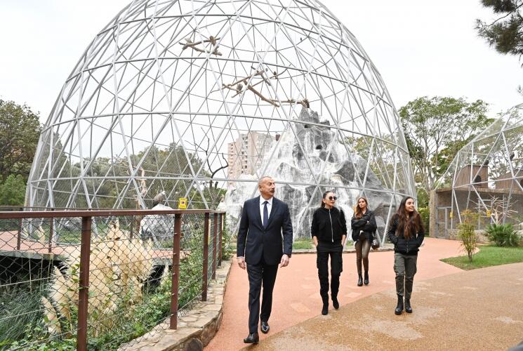 Bakı Zooloji Parkının yenidənqurmadan sonra açılışı olub