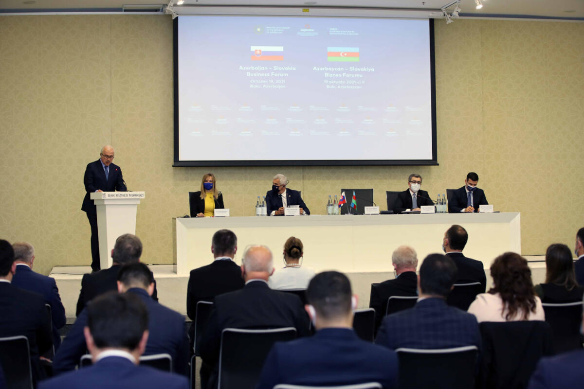 Azərbaycan-Slovakiya biznes forumu keçirilib