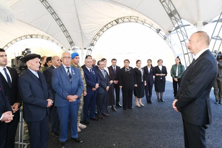 Prezident İlham Əliyev və birinci xanım Mehriban Əliyeva Qubadlı rayonunda səfərdə olublar