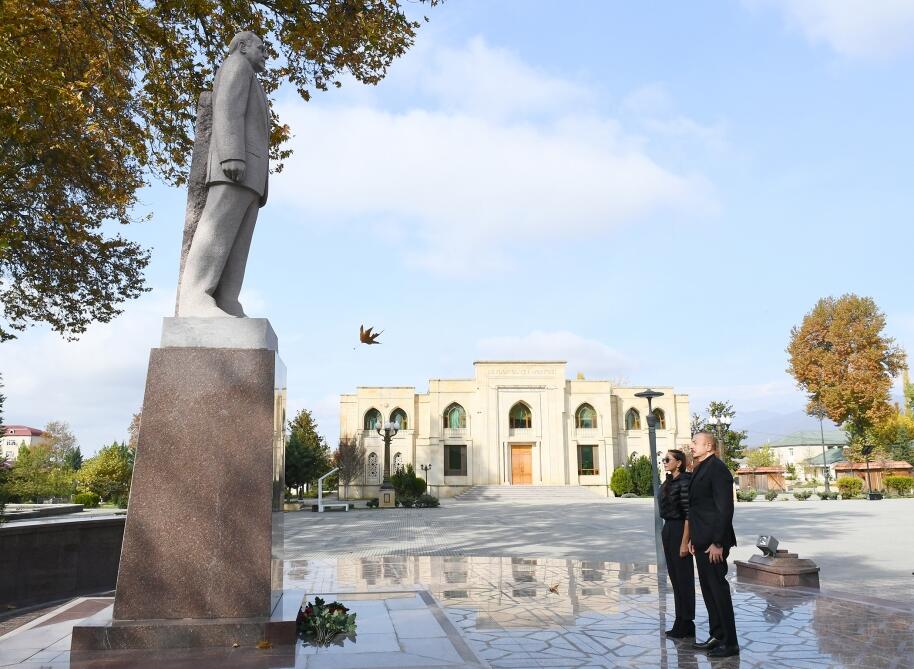 Prezident İlham Əliyev və birinci xanım Mehriban Əliyeva İsmayıllı rayonunda səfərdə olublar