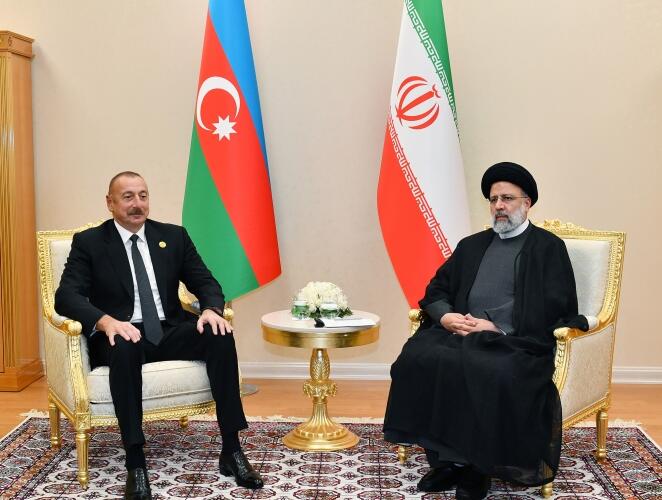 Prezident İlham Əliyevin İran Prezidenti Seyid İbrahim Rəisi ilə görüşü olub