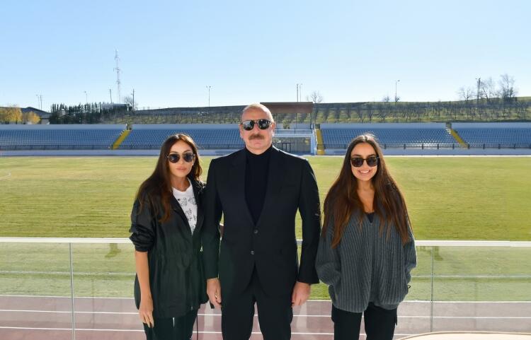 Quba Olimpiya İdman Kompleksində yenidənqurma, əsaslı təmir və tikinti işlərindən sonra yaradılan şəraitlə tanışlıq