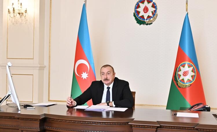 Prezident İlham Əliyevin, Fransa Prezidentinin, Avropa İttifaqı Şurasının Prezidentinin və Ermənistanın baş nazirinin iştirakı ilə videoformatda görüş keçirilib