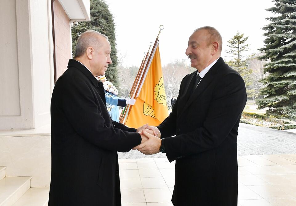 Ankarada Azərbaycan Prezidenti İlham Əliyev Türkiyə Prezidenti Rəcəb Tayyib Ərdoğanla görüşüb