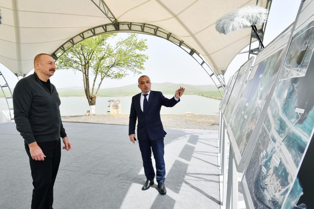 Prezident İlham Əliyev işğaldan azad olunmuş ərazilərdə yenidənqurma işləri ilə tanış olub