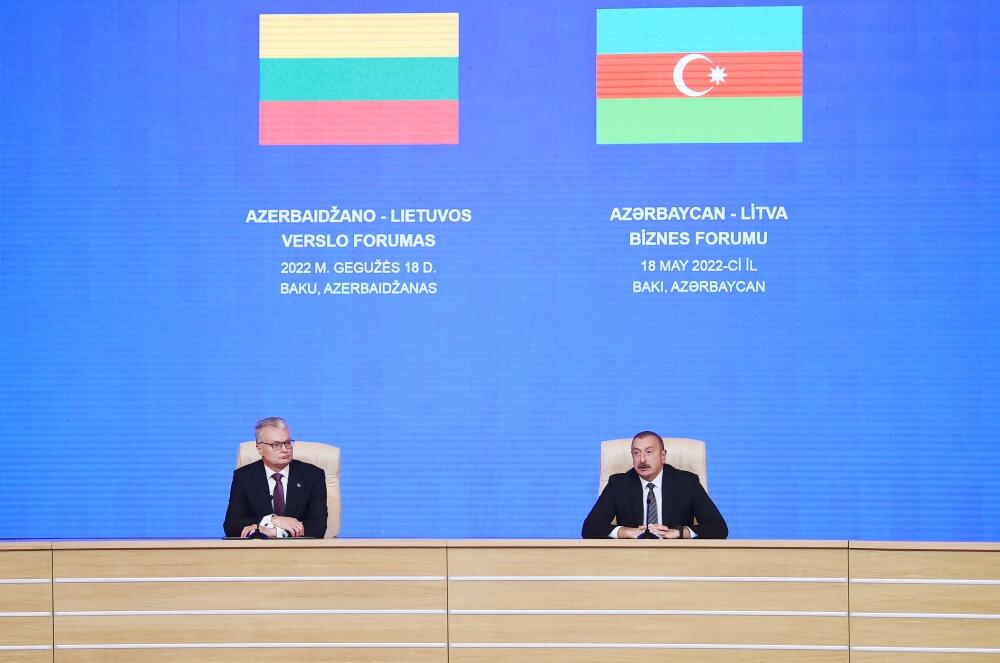 Bakıda Azərbaycan-Litva biznes forumu keçirilib