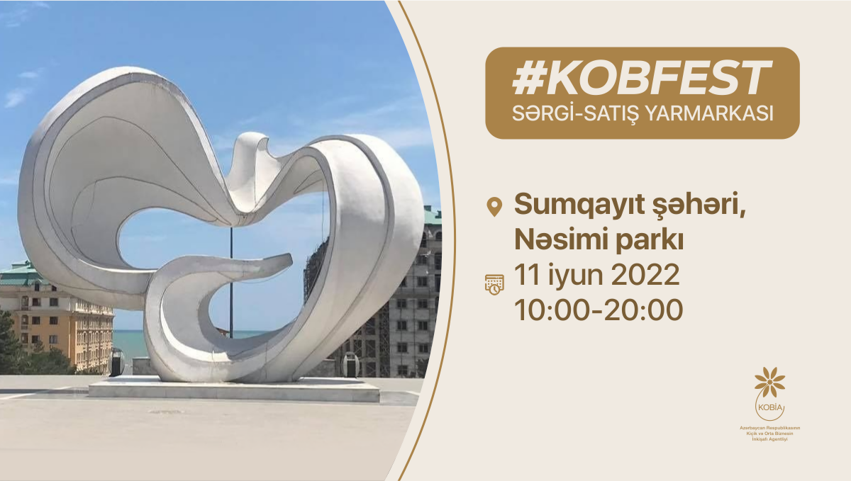 Sumqayıt şəhərində “KOB Fest” sərgi-satış yarmarkası keçiriləcək