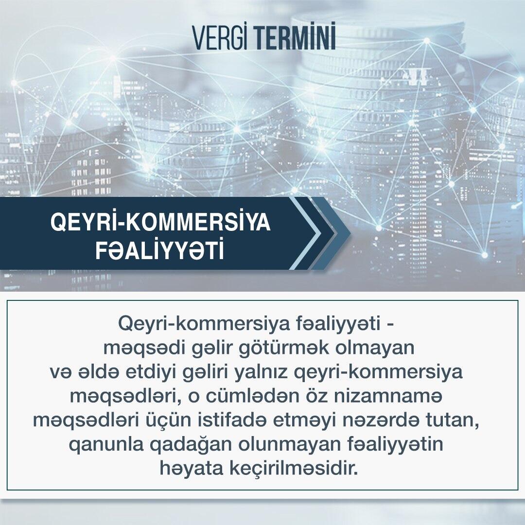 QEYRİ-KOMMERSİYA FƏALİYYƏTİ