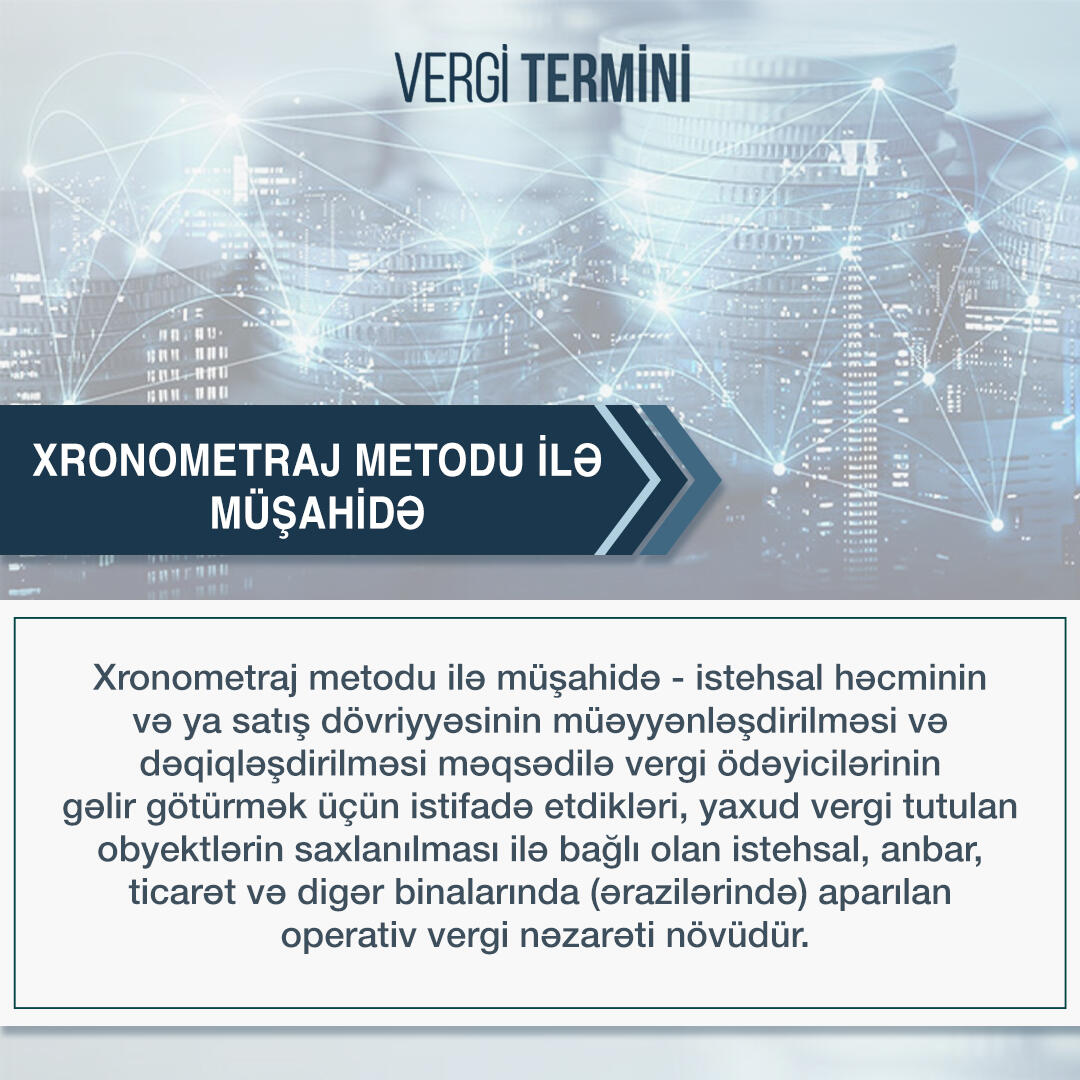 XRONOMETRAJ METODU İLƏ MÜŞAHİDƏ