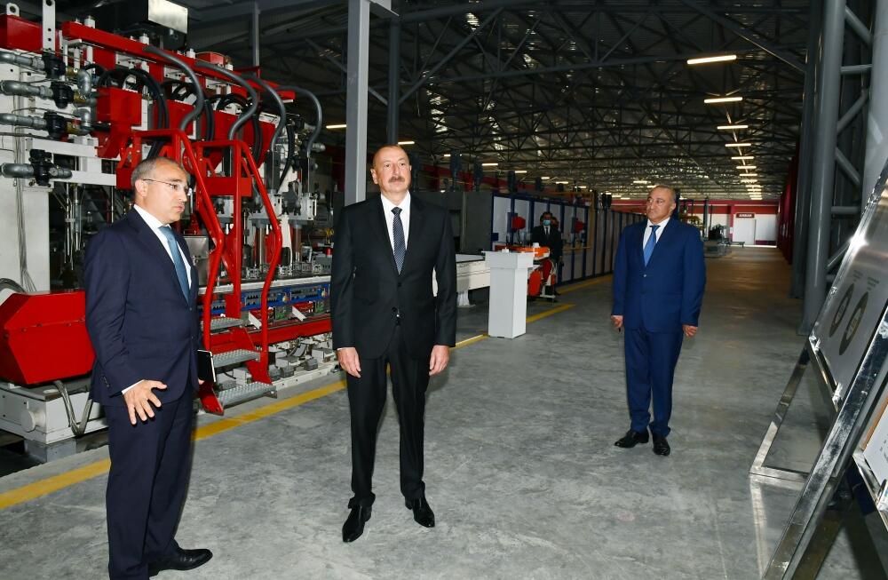 Prezident İlham Əliyev Sumqayıtda bir sıra tədbirlərdə iştirak edib