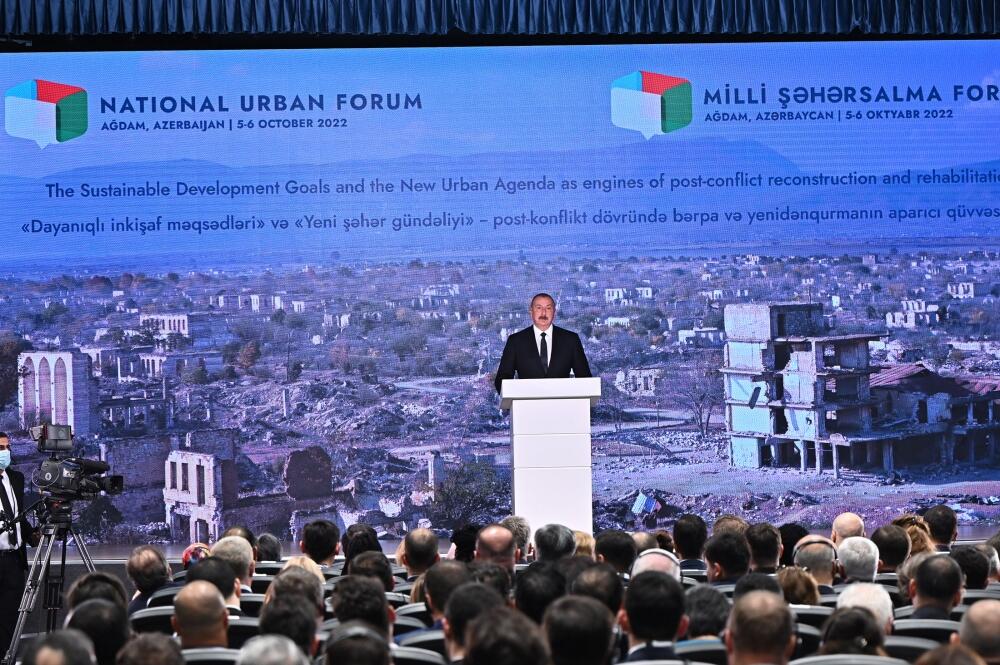 Ağdamda Azərbaycan Milli Şəhərsalma Forumu işə başlayıb
