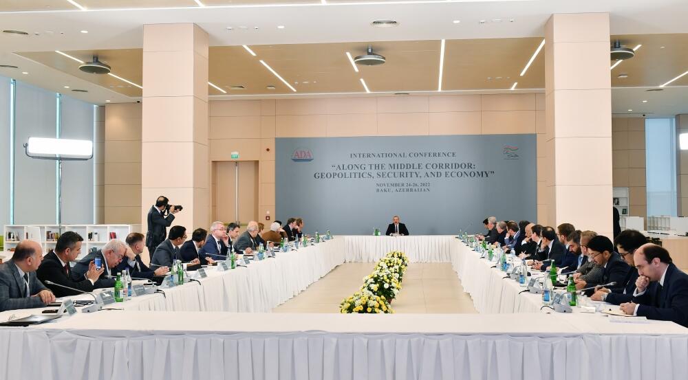 “Orta Dəhliz boyunca: geopolitika, təhlükəsizlik və iqtisadiyyat” mövzusunda beynəlxalq konfrans
