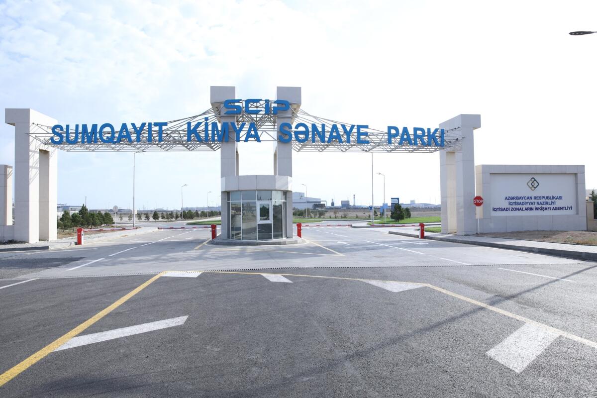 Sumqayıt Kimya Sənaye Parkının ərazisinin genişləndirilməsinə başlanılıb