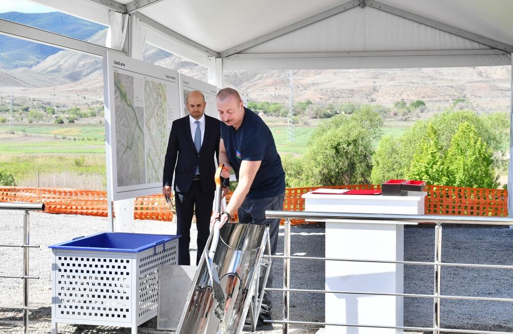 Qubadlı şəhərində ilk yaşayış məhəlləsinin təməli qoyulub