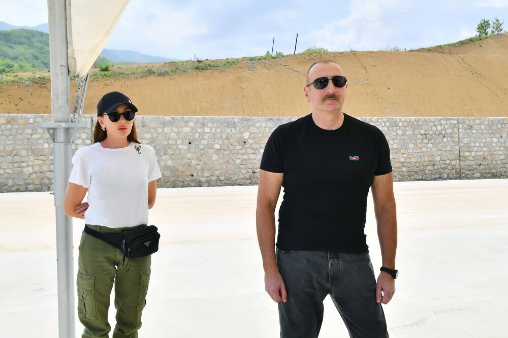 Azərbaycan Prezidenti İlham Əliyev və birinci xanım Mehriban Əliyeva Şuşaya səfər ediblər