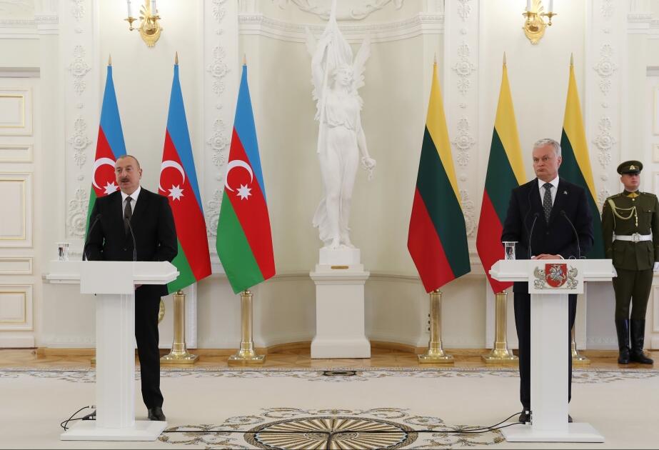 Prezident İlham Əliyev: Müasir infrastrukturumuz Azərbaycan ərazisindən keçən tranzit yüklərin həcminin ildən-ilə artmasına imkan yaradır