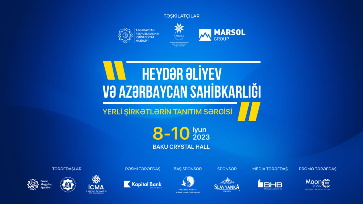 “Heydər Əliyev və Azərbaycan sahibkarlığı” mövzusunda tanıtım sərgisi keçiriləcək