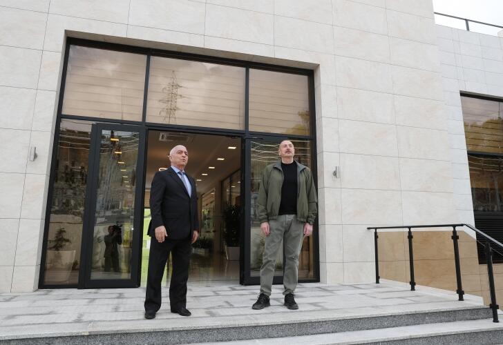 Azərbaycan Prezidenti İlham Əliyev Laçın rayonuna səfər edib