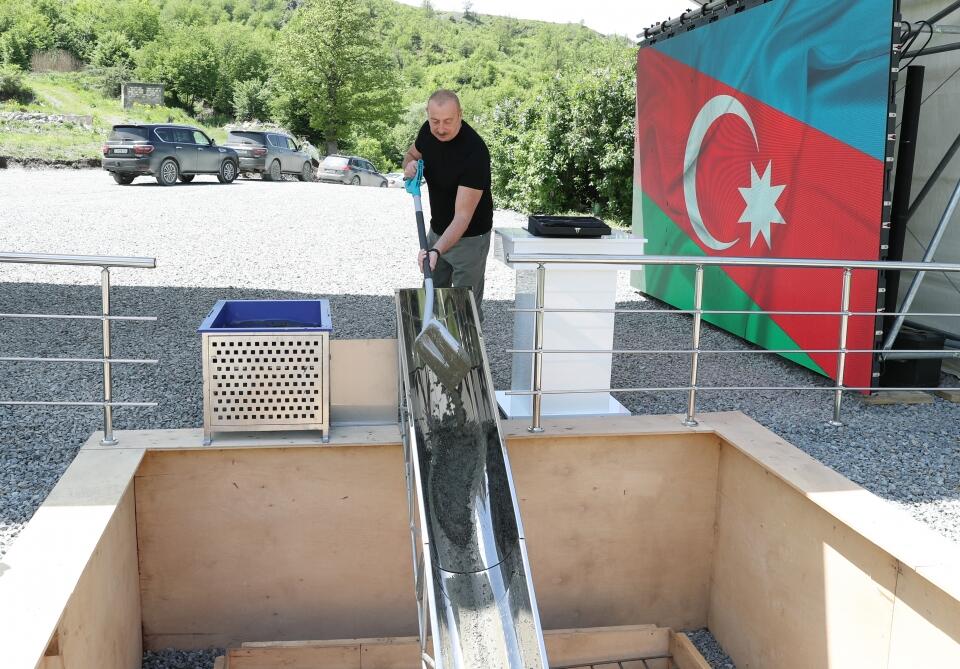 Azərbaycan Prezidenti İlham Əliyev Kəlbəcər rayonuna səfər edib