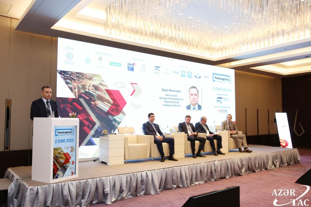 Bakıda “Xəzər Beynəlxalq Nəqliyyat və Logistika Forumu” öz işinə başlayıb