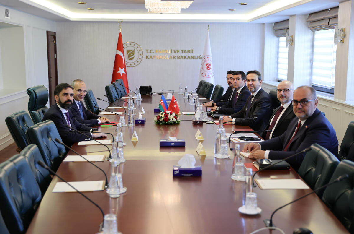 Türkiyənin energetika və təbii sərvətlər naziri Alparslan Bayraktar ilə görüş keçirilib