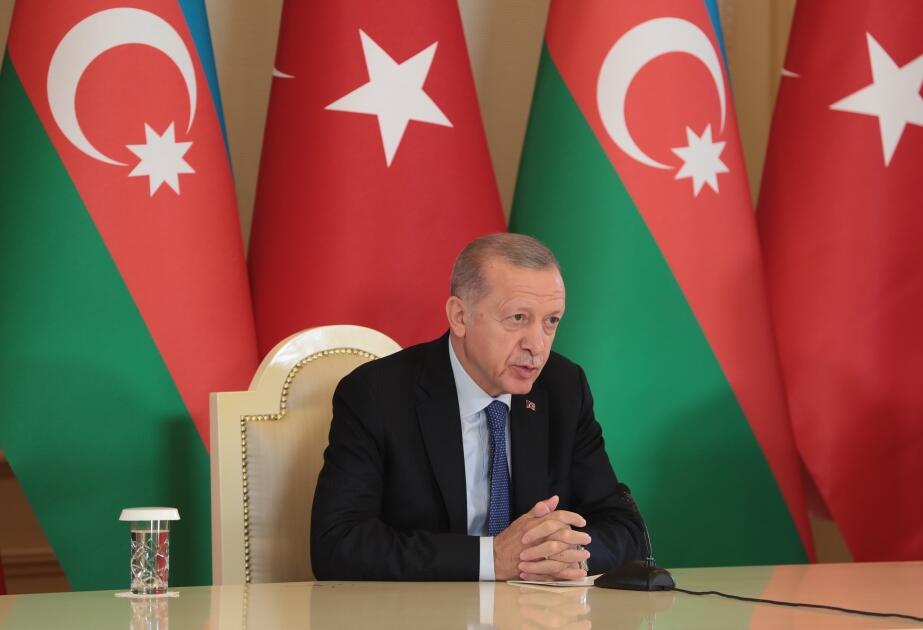 Rəcəb Tayyib Ərdoğan: “Zəngəzur dəhlizi məsələsinin həlli bizə iki mühüm imkanı qazandıracaq”