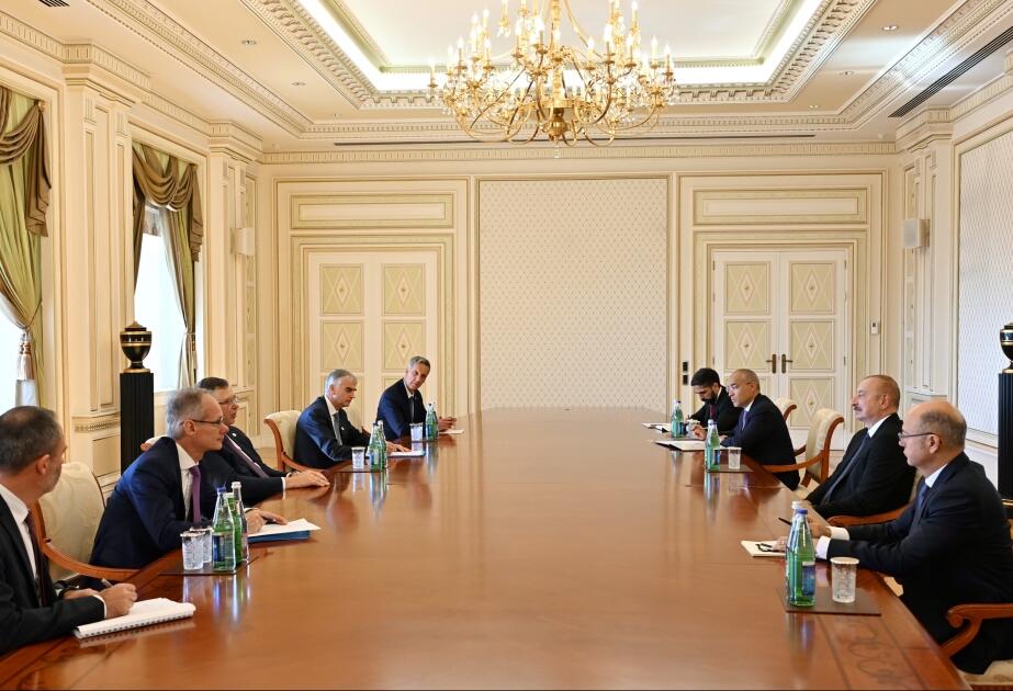 Prezident İlham Əliyev “Total Energies” şirkətinin baş icraçı direktorunu qəbul edib