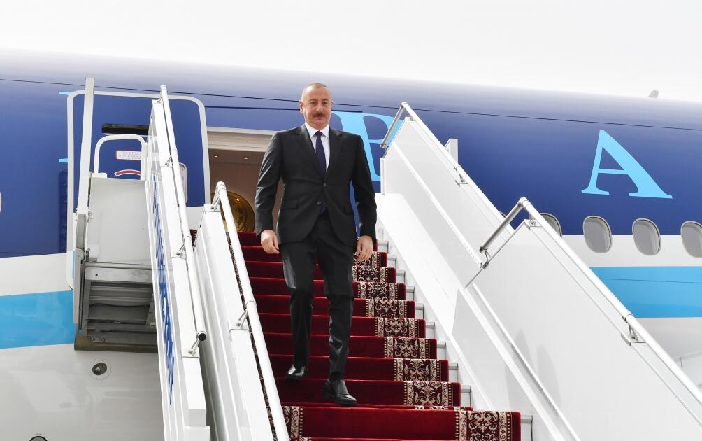 Azərbaycan Prezidenti İlham Əliyev Tacikistana səfər edib