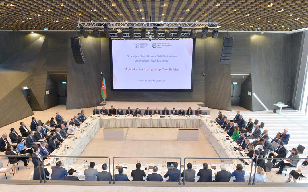 “İqtisadi artım üzrə işçi qrup”un ilk iclası keçirilib