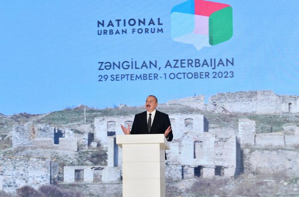 Zəngilanda 2-ci Azərbaycan Milli Şəhərsalma Forumu işə başlayıb