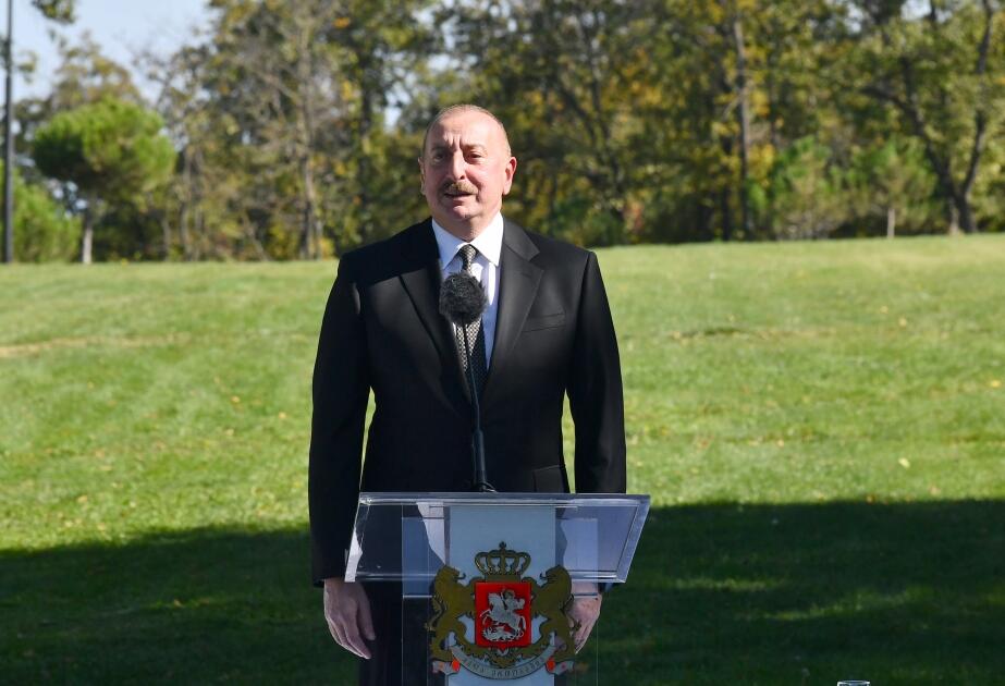 Prezident İlham Əliyev: Biz Gürcüstanın yeni infrastruktur layihələrinin yaranmasında böyük məmnuniyyətlə iştirak edə bilərik