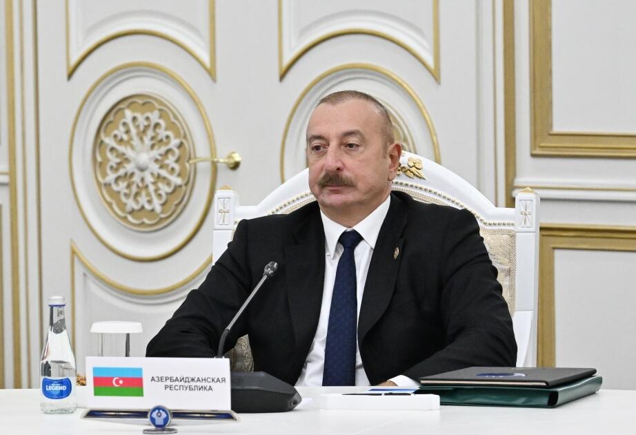 Prezident İlham Əliyev: “Azərbaycan MDB-nin bir çox ölkələri üçün tranzit-nəqliyyat sahəsində etibarlı tərəfdaşdır”