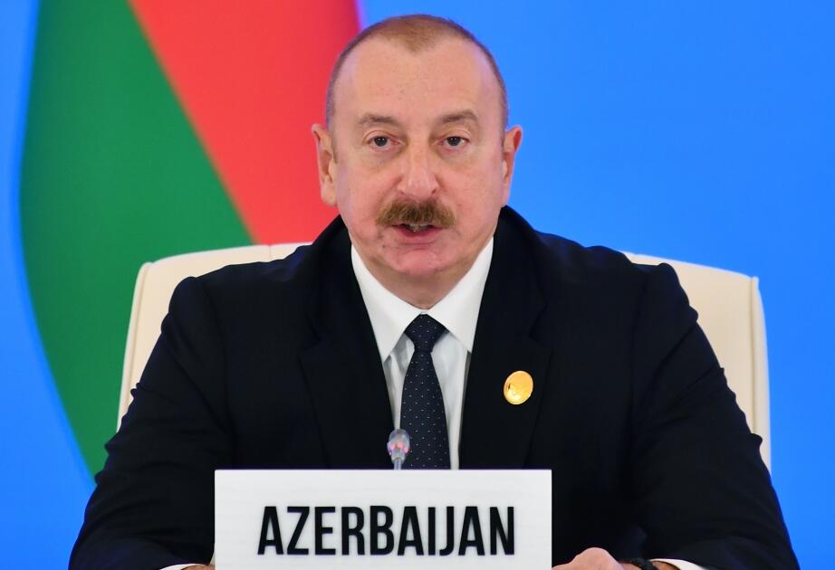 Prezident İlham Əliyev: “Son 20 ildə Azərbaycan iqtisadiyyatına 310 milyard ABŞ dollarından çox sərmayə qoyulub”